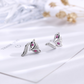 Kitsune 925 Silver Diamond Earring Studs