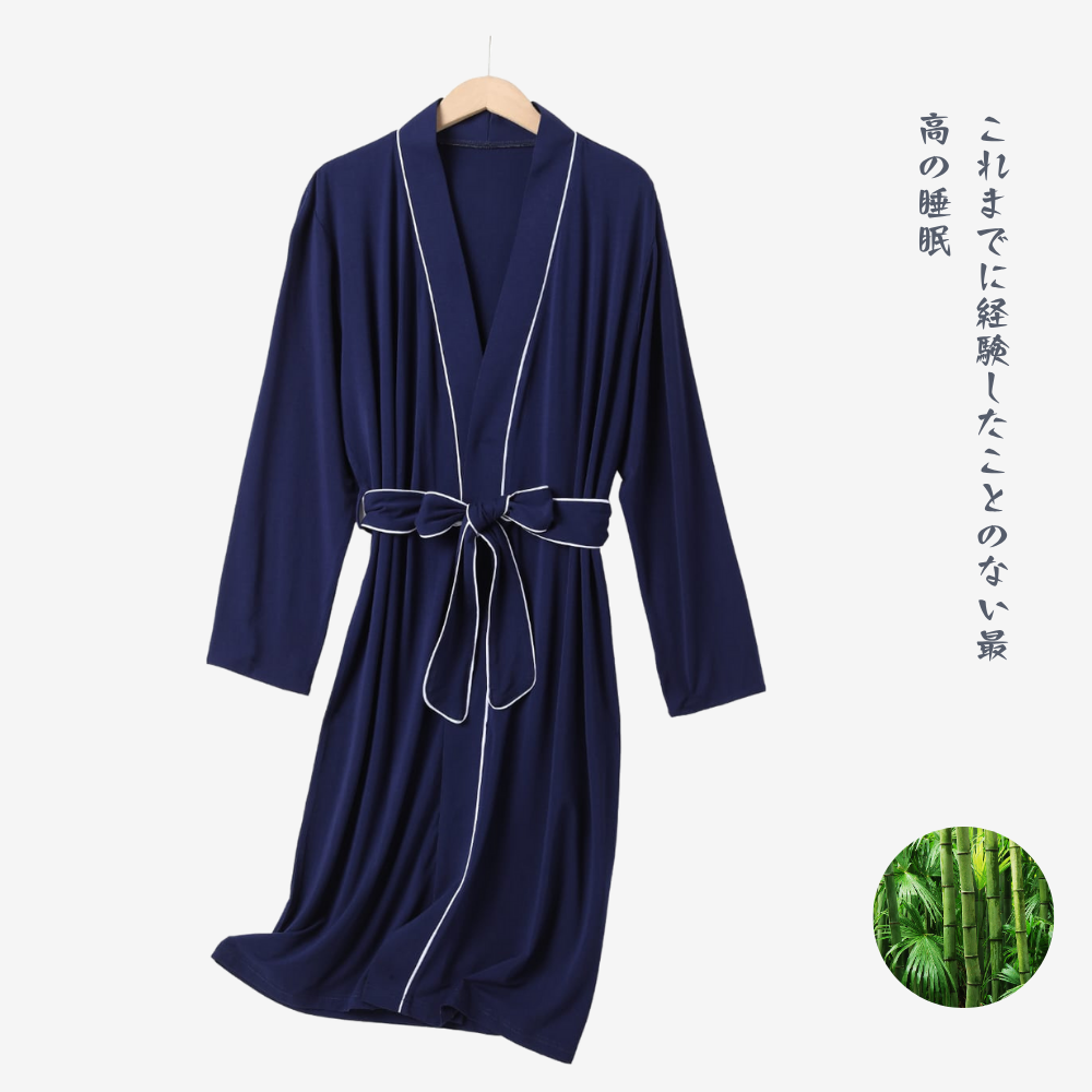 Himoriwabi Luné Robe Eversoft Bamboo™ - Nihon Blue