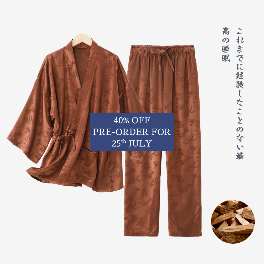 Himoriwabi Kogane Take Samue – Fire Bronze – Himoriwabi Couture
