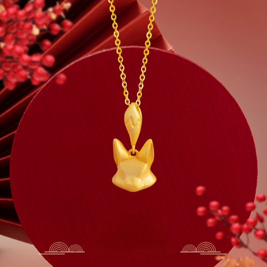 Kitsune Gold-Plated 925 Tail Necklace