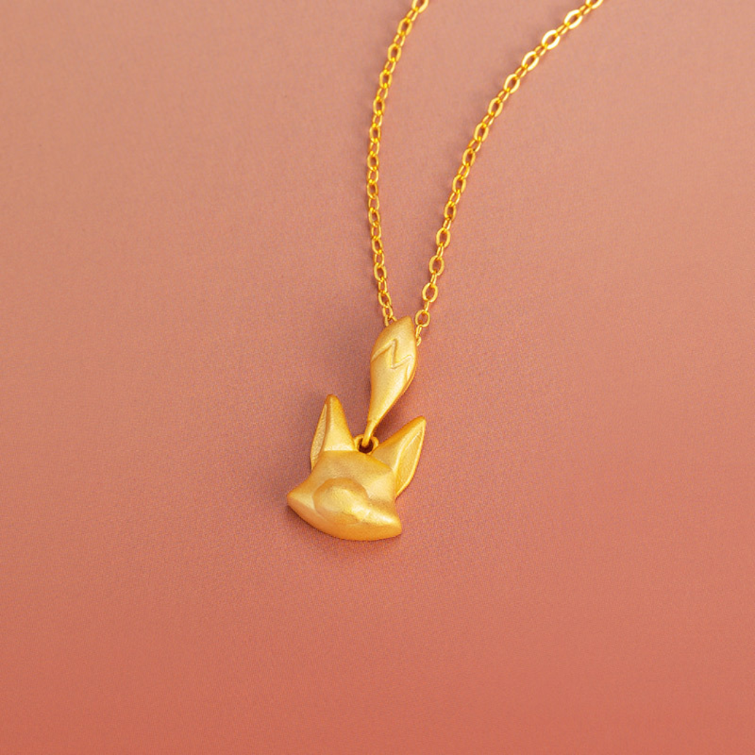 Kitsune Gold-Plated 925 Tail Necklace