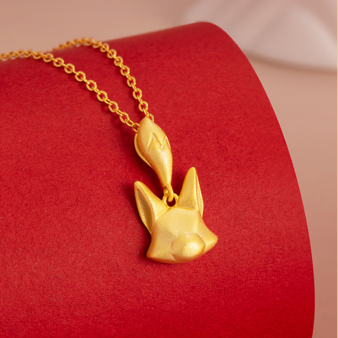 Kitsune Gold-Plated 925 Tail Necklace