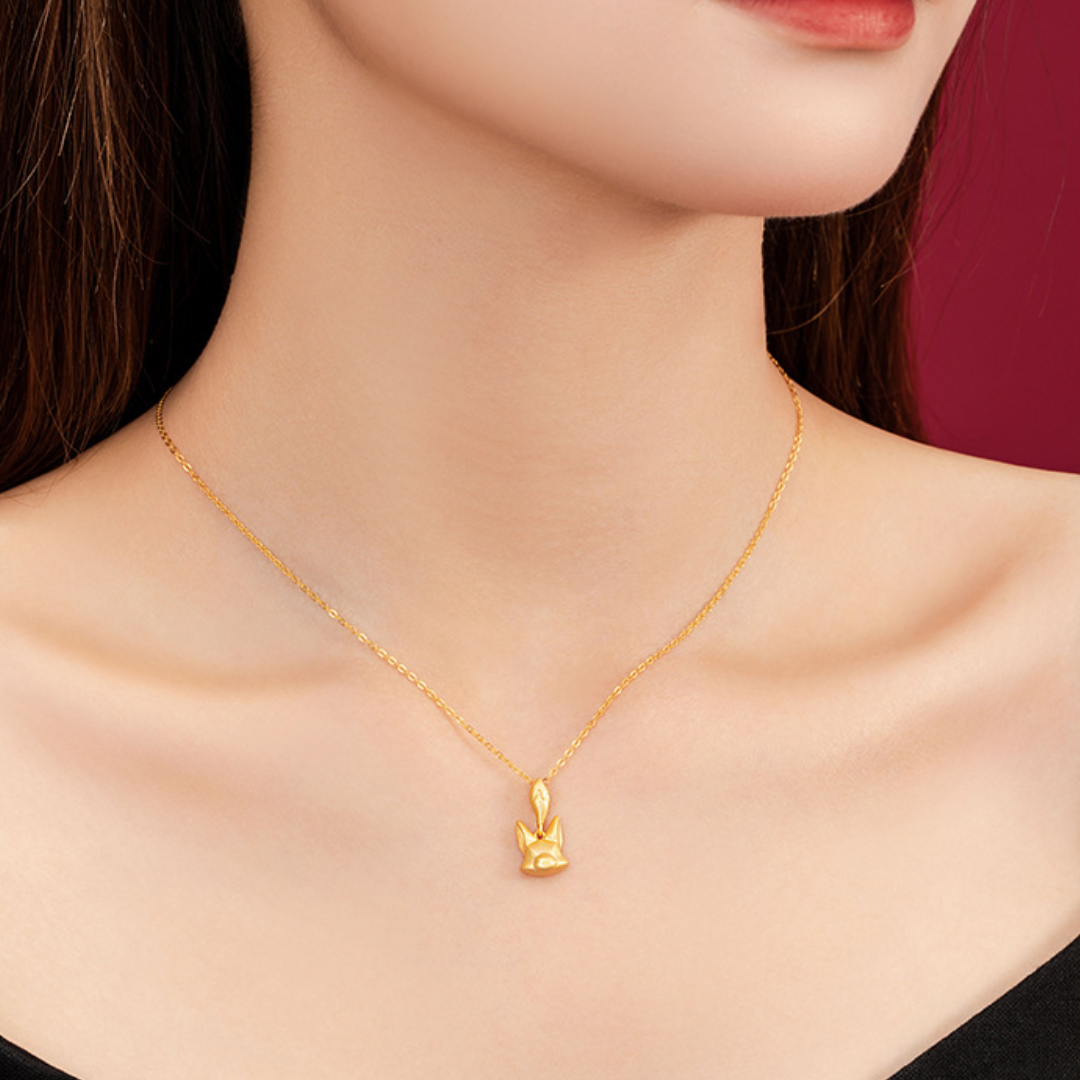 Kitsune Gold-Plated 925 Tail Necklace