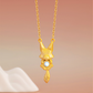 Kitsune Gold-Plated 925 Glass Stone Necklace