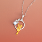 Kitsune Gold-Plated 925 Glass Stone Necklace II