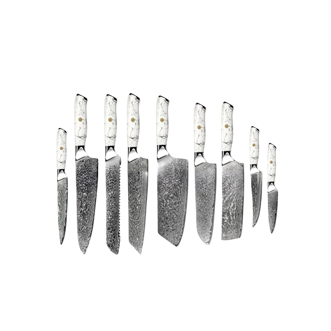 Shiraishi (白石) 9-Piece Knife Set