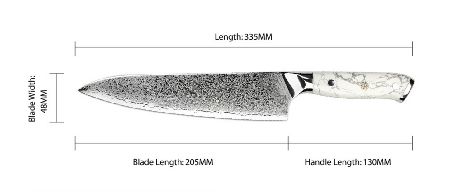 Shiraishi (白石) 9-Piece Knife Set