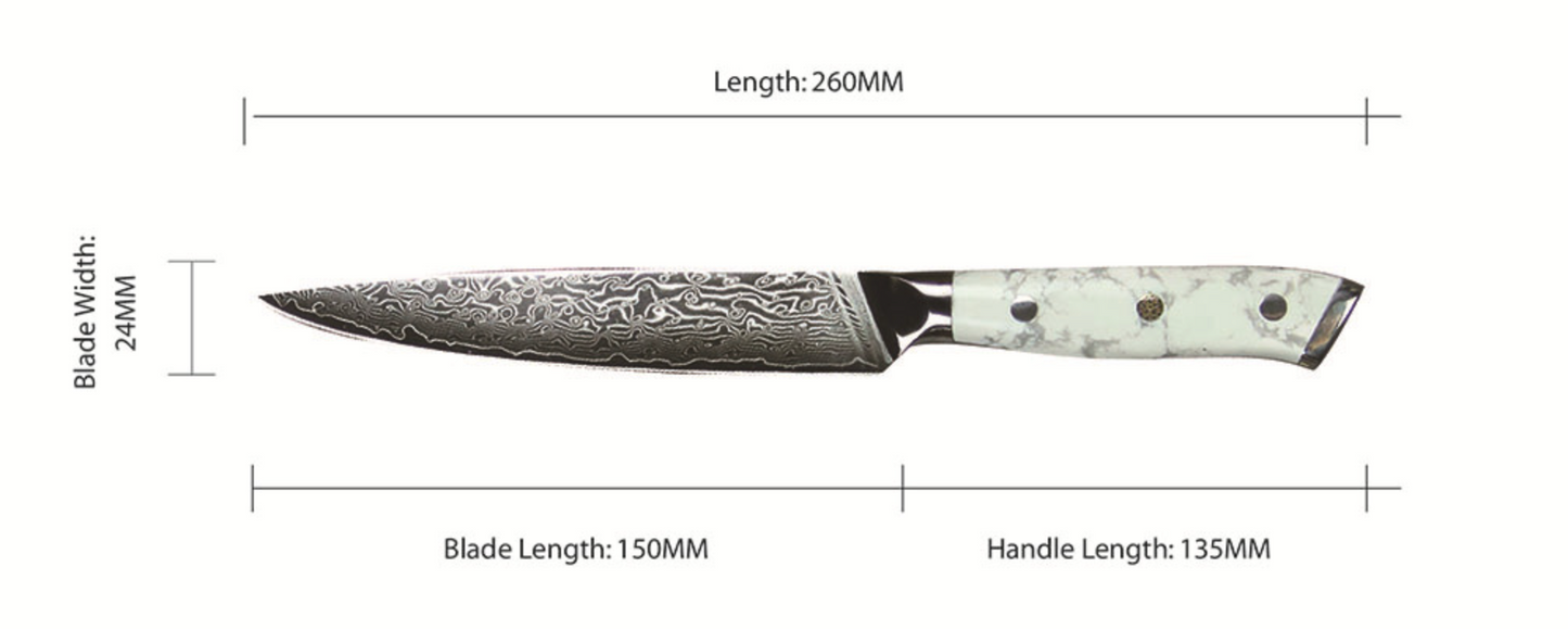 Shiraishi (白石) 9-Piece Knife Set