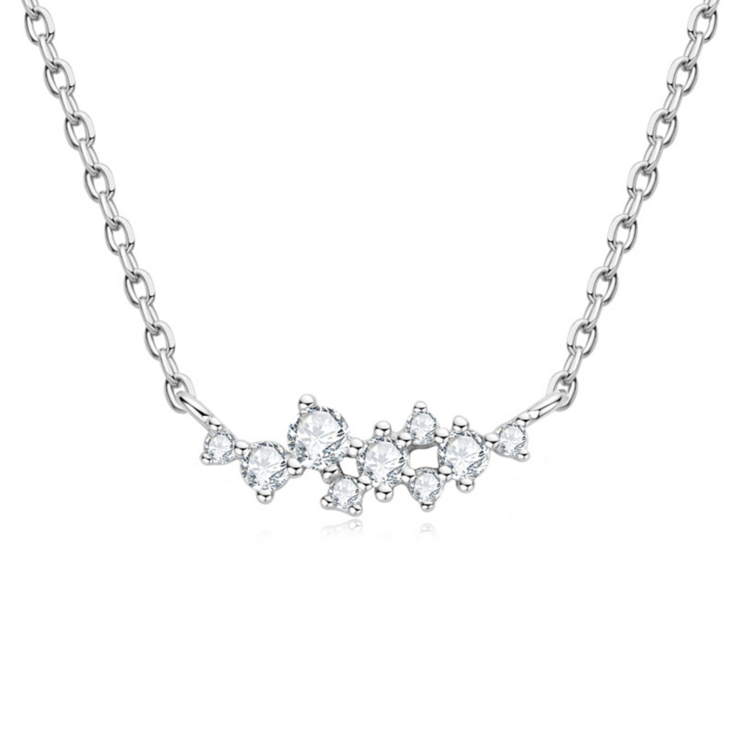 Milky Way Moissanite Necklace