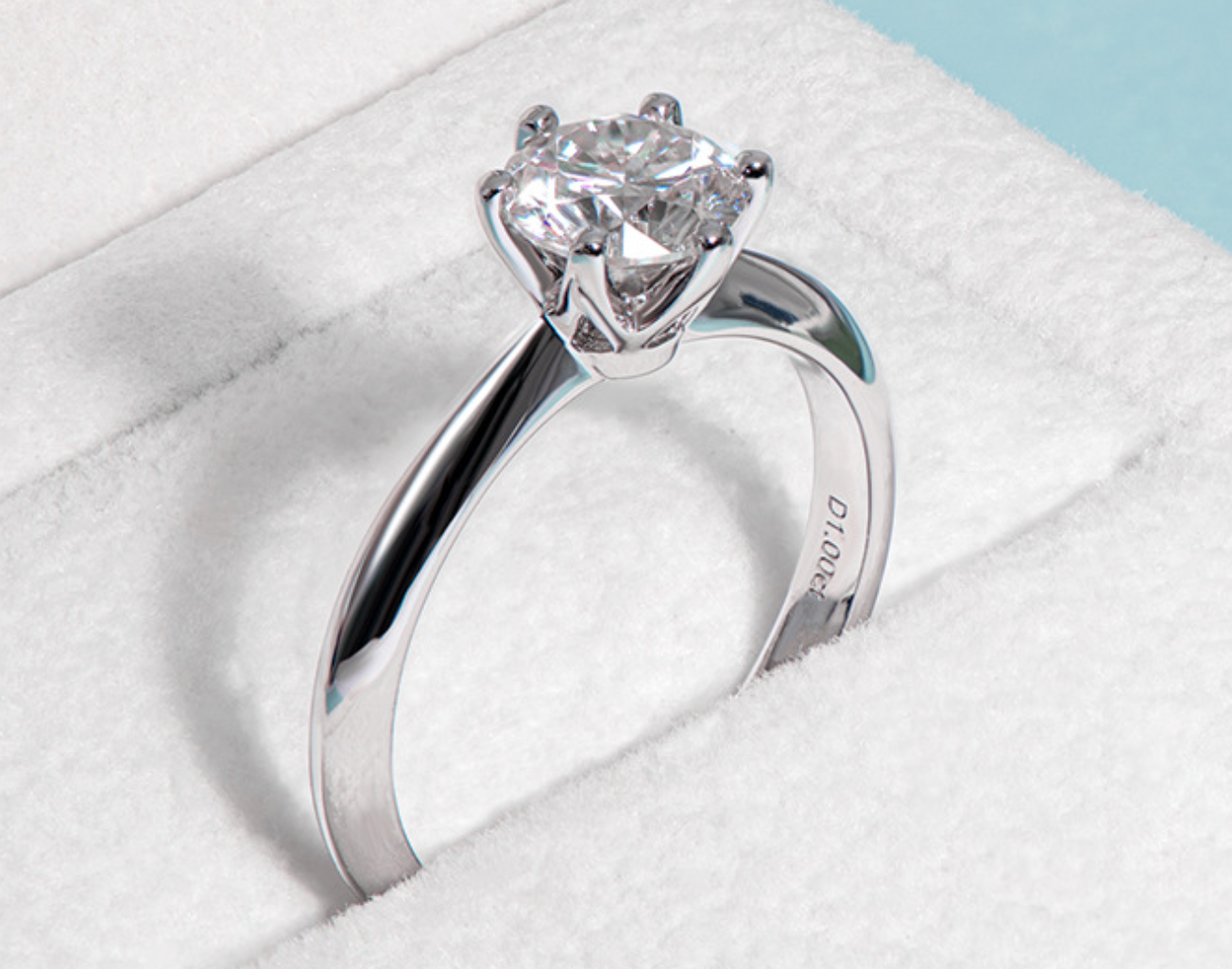 6-Prong Moissanite Ring