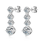 Moissanite Drop Earrings